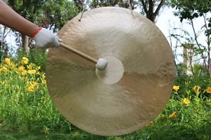 38inch/95cm wind gong with mallet Beautiful face & excellent sound