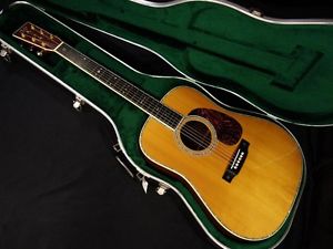 Martin D-42 Natural w/hard case Free shipping Guiter Bass From JAPAN #X1539