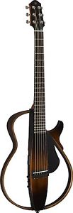 YAMAHA SLG200S TBS Silent Guitar Steel Strings Tobacco Brown Sunburst FREE SHIP