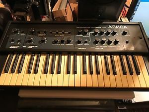 Alisa 1377 Alice Rare Experimental Soviet Analog Synthesizer Vintage Polivoks
