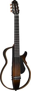 YAMAHA SLG200N TBS Silent Guitar Nylon Strings Tobacco Brown Sunburst FREE SHIP