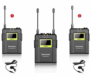 Saramonic UWMIC10 96-Channel Digital UHF Wireless Lavalier Microphone System