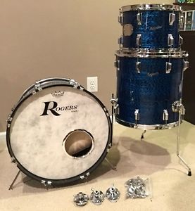 Rogers Drums Blue Onyx Dayton 13-16-20