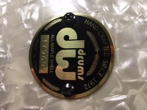 21"x 24" DW Bass Drum. White Marine Pearl / Gold Colored Hardware / Maple Shell