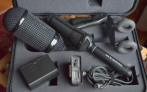 Audio Technica AT895 kit Microfono shotgun Delta Beam con valigia perfetto