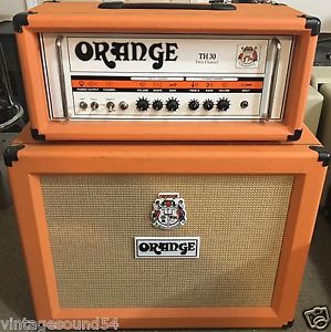 Orange TH30H Tube Head 2 Channel 30 15 and 7 Watt Amp & Matching PPC212 Ext Cab