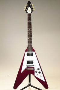 GIBSON 1997 Flying V 67 Cherry w/hard case F/S Guitar Bass from Japan #R1554