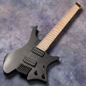 strandberg: Electric Guitar Boden OS 7 (Black /Maple/LACE Alumitone) USED