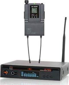 AS-1800 Any Spot Wireless Personal Monitor W/Eb6 Earbuds Freq. Code B3 NEW
