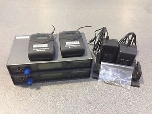 2x Sennheiser EW300 G2 In-Ear Monitor (IEM) Systems Range E (830-866 MHz)