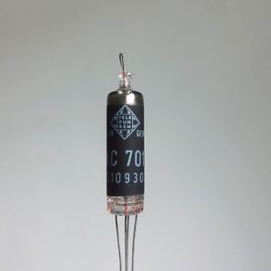 Telefunken NOS AC701 tube #2. Original box, 100% tested and traced.