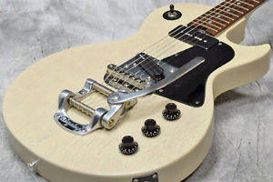 SALE! USED Greco EJR-188 VINTAGE WHITE Les Paul Junior type guitar, MIJ, j231133