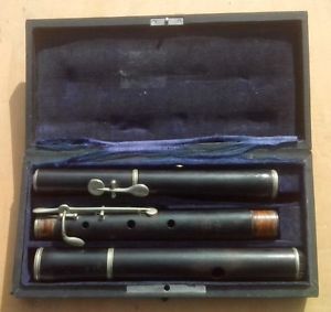 @  Flûte traversière  en ébène,  Martin Thibouville Aîné   @