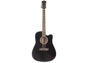 Westerngitarre Duke – D-MC Black Cut Gitarre Guitar