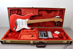 ✴KILLER✴ FENDER MIM LTD Classic 50's Stratocaster ✴ Fiesta Red + Maple ✴2008✴