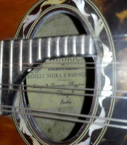 calace labeled mandolin of the 1895