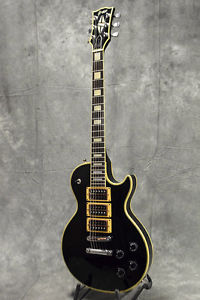 Vintage 1977 Greco EG600P Black Electric Guitar [EX] w/ Soft Case made in Japan