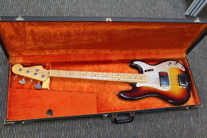 Fender P bass 1958 3 Tone Burst Precision Bass