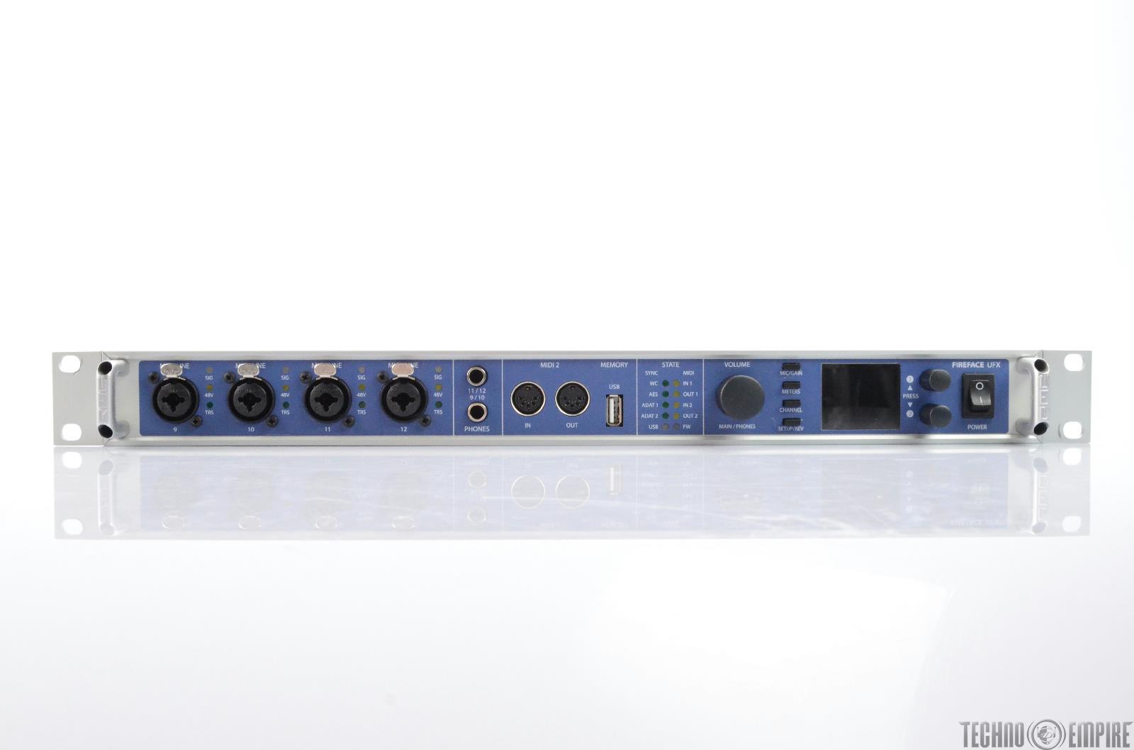RME FireFace UFX Audio Interface Mic Preamp Firewire USB Converter #25133