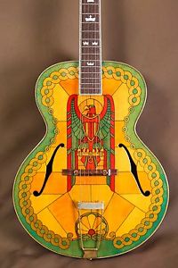 2001 Gibson L-5 Stained Glass Custom Acoustic Guitar (Super 400 L-7)