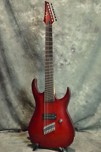 Agile Interceptor 72527 / EB / Flat Red E-Guitar 7 String Guitar Free Shipping