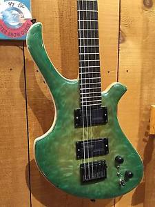 Motherplucker MIRA custom high end Luthier made unique guitar W / HSC