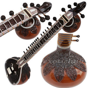 SITAR~SWAN NECK~DOUBLE TUMBA~FIBER BOX~RAVI SHANKAR STYLE~SAROD~CONCERT QUALITY