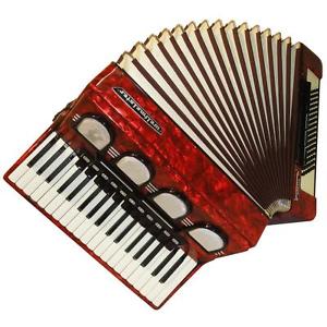 Weltmeister Stella, 96 Bass, 16 Switches, German Piano, Keyboard Accordion, 698