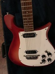 1967 Rickenbacker 450 Vintage Electric Guitar Fireglo Toaster Top Pickups