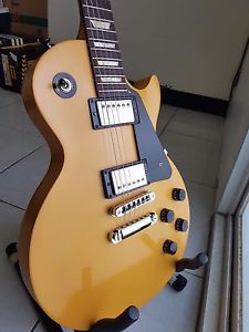 Gibson les paul studio yellow satin 2012 papers gig bags electric guitar