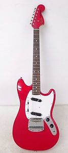 2007-2010 FENDER JAPAN MUSTANG MG69/MH RED T SERIAL MATCHING HEAD MIJ 3.4kg HSC
