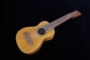 1910 Valencia 'Spanish' Guitar - size of soprano ukulele / Ukulelefriend.com