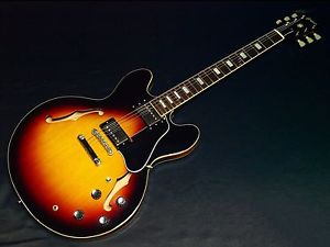Greco SA-550 "MIJ" by FujiGen, 1982, VG.condition Japanese vintage hollow w/HC