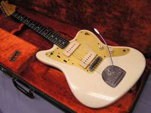 Free Shipping Used Fender 1958-1959 JAZZMASTER Olympic White Electric Guitar