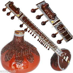 SITAR RAVI SHANKAR STYLE WITH FIBER BOX~HARMONIUM, TABLA, ESRAJ~STRING EHS