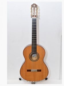 K.YAIRI Nylon Series FG-20 Custom Natural w/hard case F/S Guiter Bass #Q442