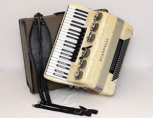 SCANDALLI BREVETTO 120 BASS ACCORDION/SIM.PAOLO SOPRANI/DHL WORLD WIDE SHIPPING