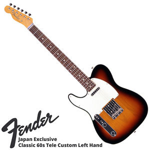Fender Exclusive Classic 60s telecaster Custom Left Hand 3-Color Sunburst