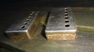 ORIGINAL VINTAGE PAF GOLD PICKUP COVERS (1959 1960 1961 GIBSON LES PAUL 335)