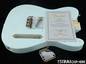 Fender USA Custom Shop Postmodern Relic Telecaster BODY+HARDWARE Tele Sonic Blue