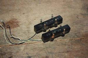 1972 1973 Fender Jazz bass pickups set 7.27k 6.84k