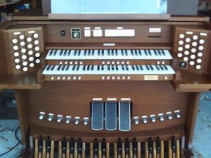 Allen ADC-3160 2-Manual Drawstop Digital Organ w/ MIDI, 4 Speakers (1980's)