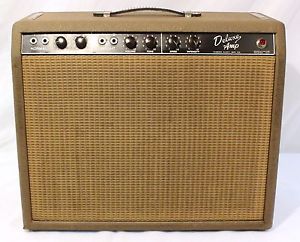 Vintage Fender 6G3 "Brownface" Deluxe Electric Gutiar Amp, Pre-CBS