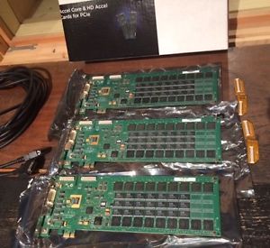 Avid-Digidesign HD3 Accel PCIe system with cables, mint in the box.