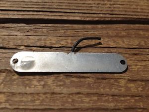 NEW Lindy Fralin Base Plate For Strat Bridge Pickup - Prepped & Pre-Waxed