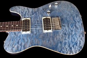 2010 TOM ANDERSON  HOLLOW COBRA T QUILT TOP ~ JACK’S BLUE w BINDING