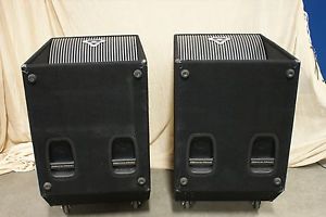 (Pair) Cerwin-Vega EL-36c “Earthquake” Horn Loaded Passive Subwoofers CV
