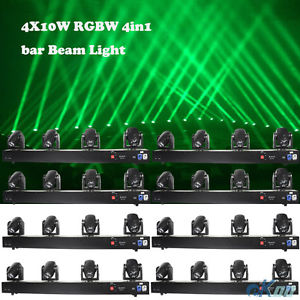 8 Units Quad Beam 4x12w LED Movi