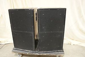 1 Pair EAW Eastern Acoustic Works SB600e Dual 15