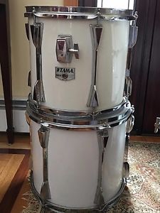 TAMA GRANSTAR 4 piece kit: white (Good cond; expected wear)